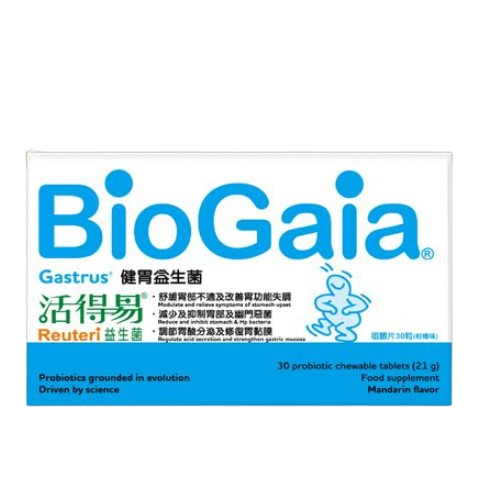 日本命力 活得易 健胃 益生菌 [咀嚼片] 30粒︳