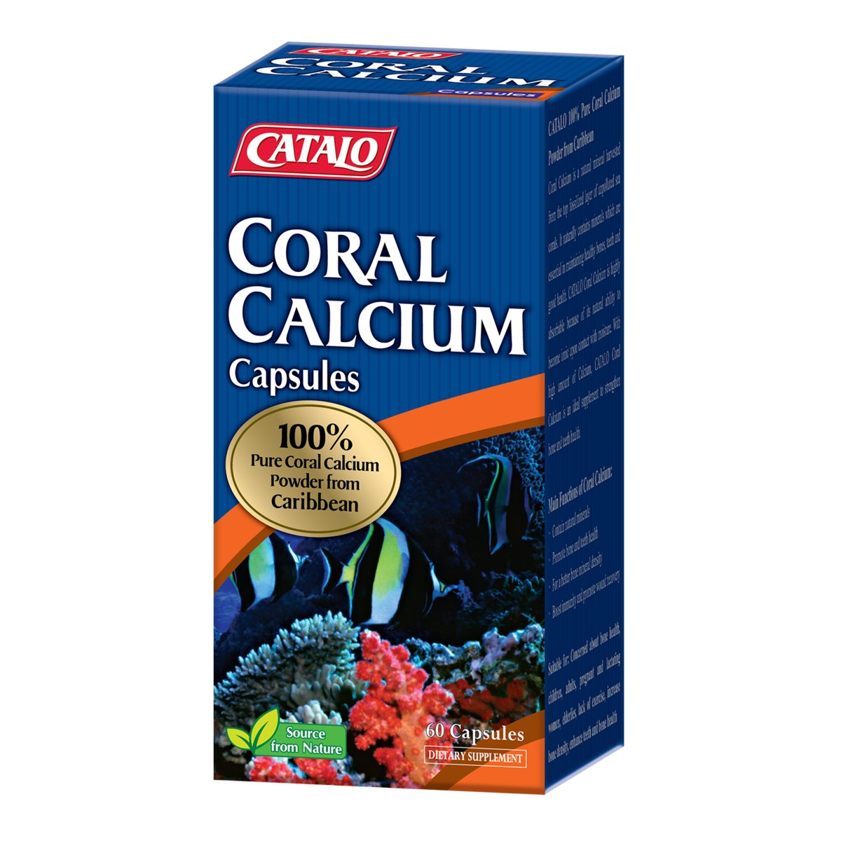 CATALO - 純天然珊瑚鈣精華 60粒（平行進口）