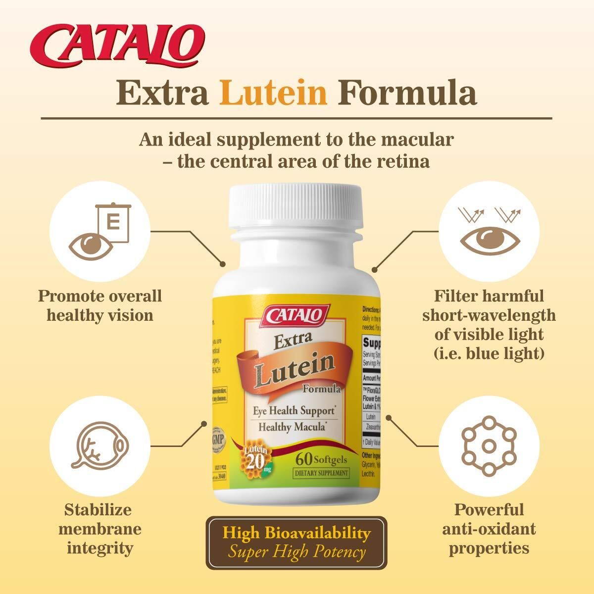 CATALO - 特強活視葉黃素配方 60粒 (平行進口)